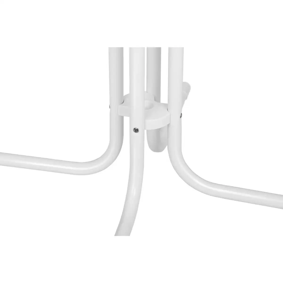 Stehtisch – Ø 80 cm – klappbar – weiß – Bild 3